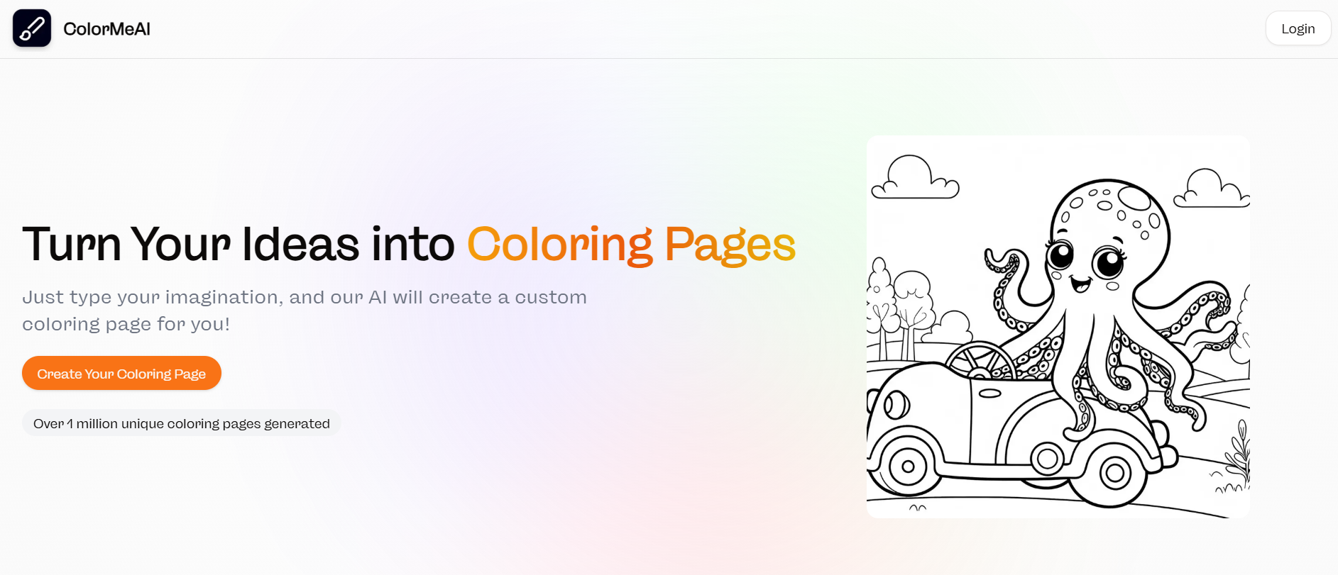 Color Me AI - Coloring Page Generator